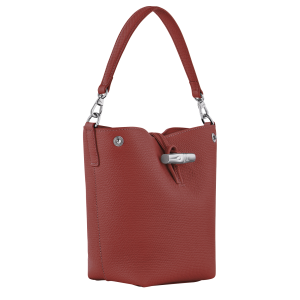 Le Roseau XS Bucket bag Chestnut – Leather