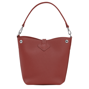 Le Roseau XS Bucket bag Chestnut – Leather