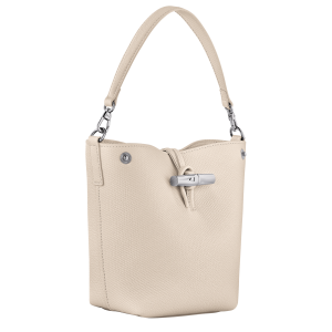 Le Roseau XS Bucket bag Paper – Leather