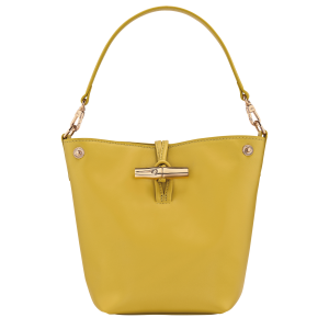 Le Roseau XS Bucket bag Ginger – Leather