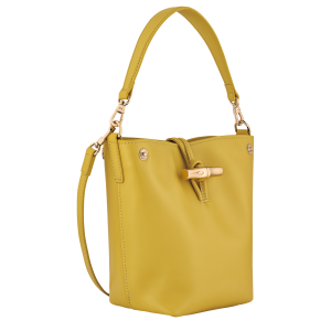 Le Roseau XS Bucket bag Ginger – Leather