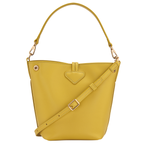 Le Roseau XS Bucket bag Ginger – Leather
