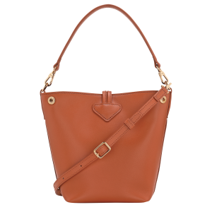Le Roseau XS Bucket bag Bark – Leather