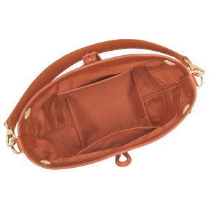 Le Roseau XS Bucket bag Bark – Leather