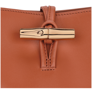 Le Roseau XS Bucket bag Bark – Leather