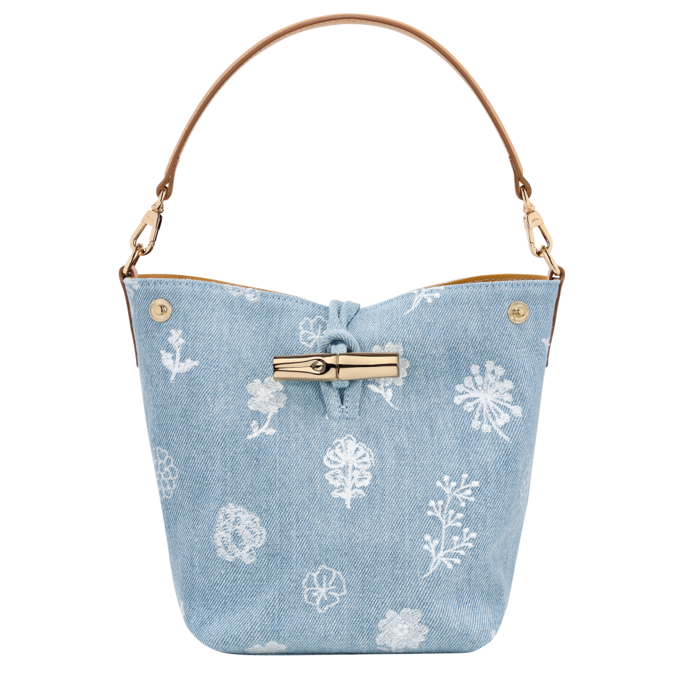 Le Roseau XS Bucket bag Sky Blue - Canvas