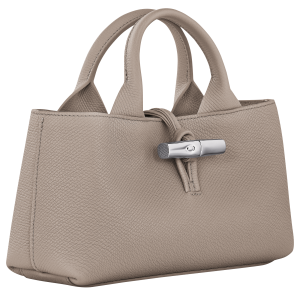 Le Roseau S Handbag Clay – Leather