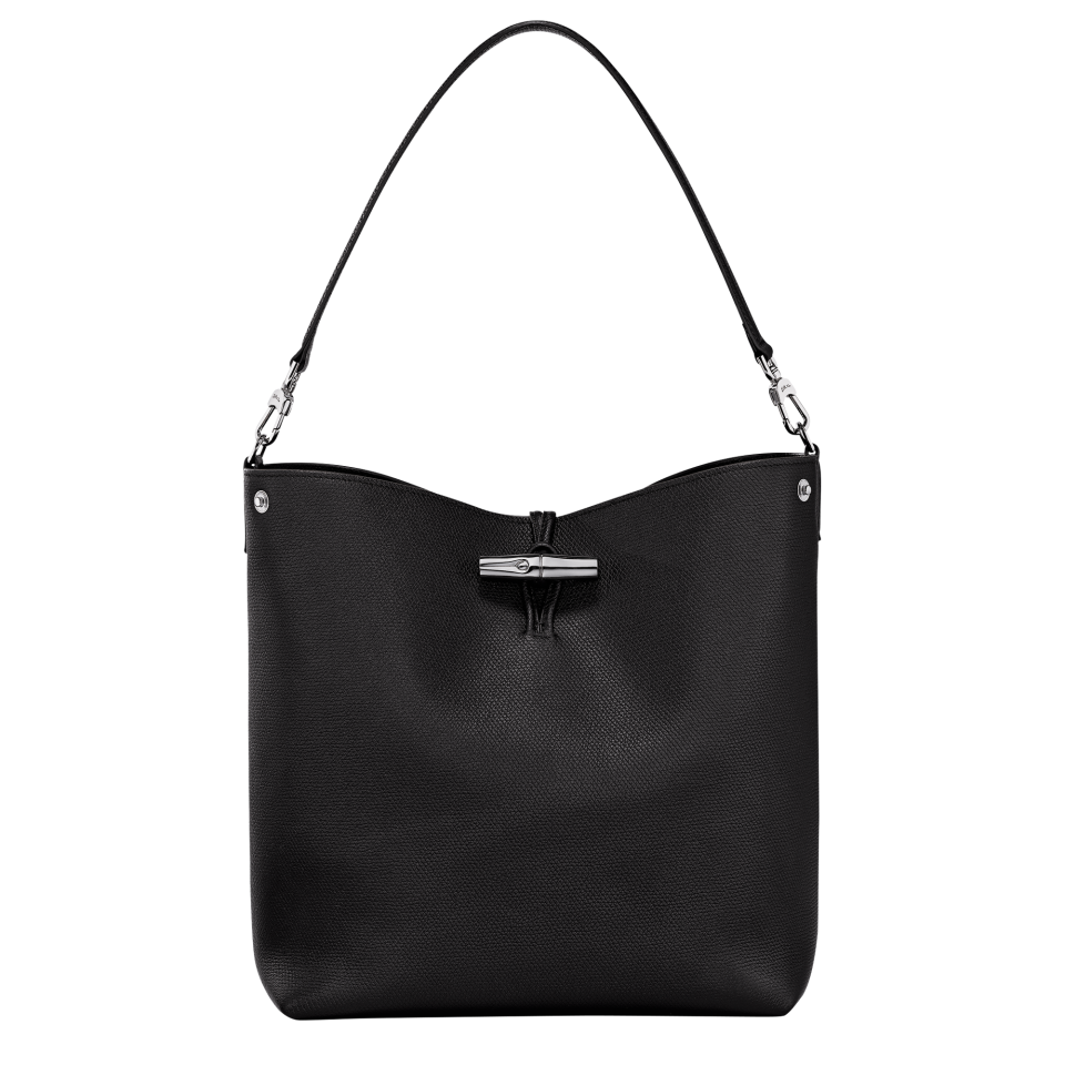 Le Roseau M Shoulder bag Black - Leather