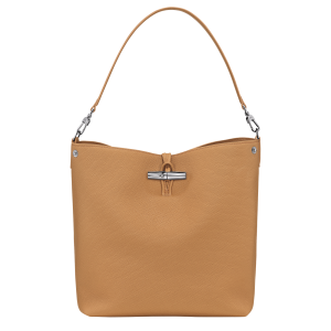 Le Roseau M Shoulder bag Walnut – Leather
