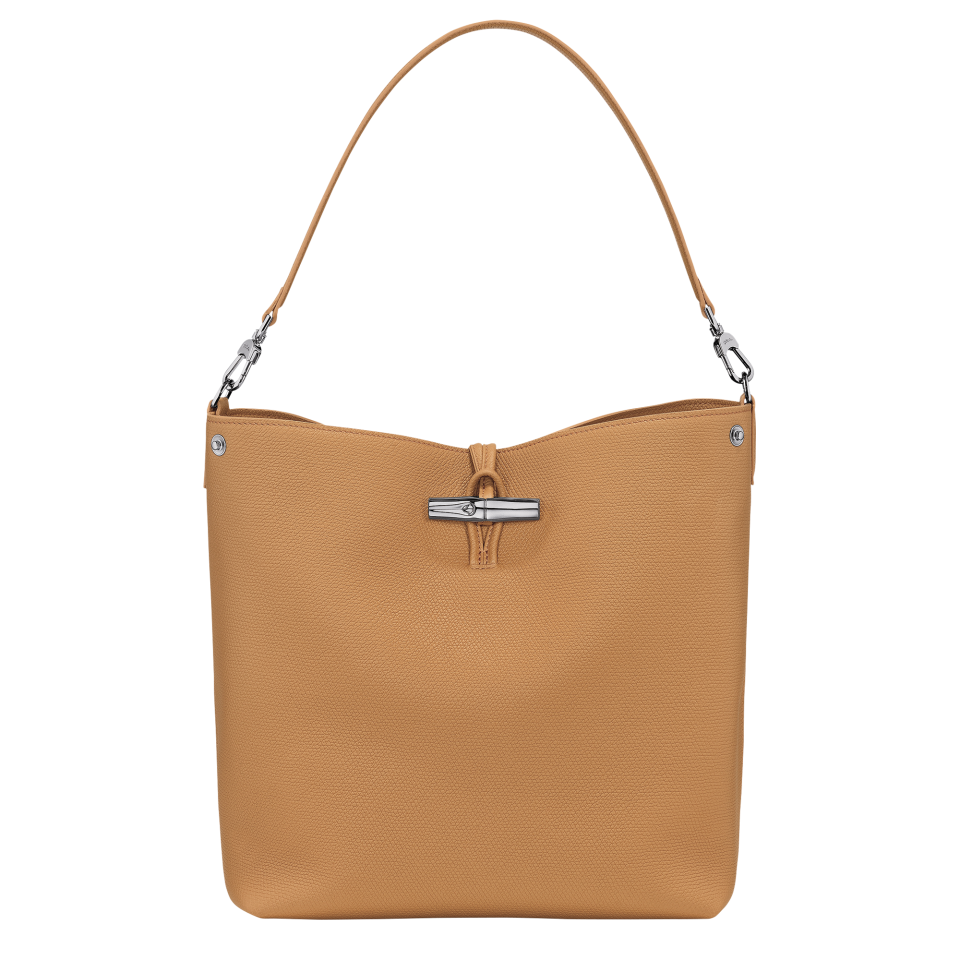Le Roseau M Shoulder bag Walnut - Leather