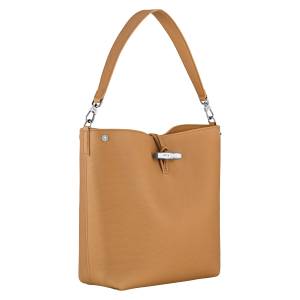 Le Roseau M Shoulder bag Walnut – Leather