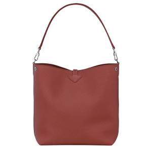Le Roseau M Shoulder bag Chestnut – Leather