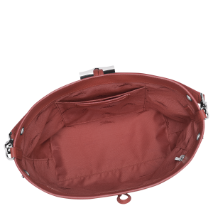 Le Roseau M Shoulder bag Chestnut – Leather