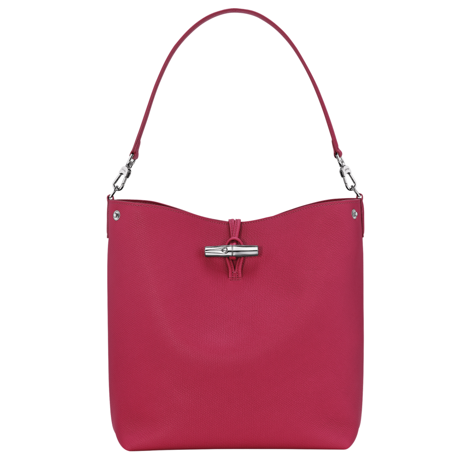 Le Roseau M Shoulder bag Beetroot - Leather
