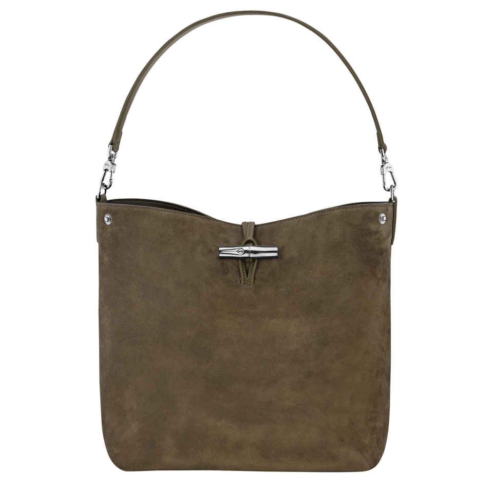 Le Roseau M Hobo bag Olive - Leather