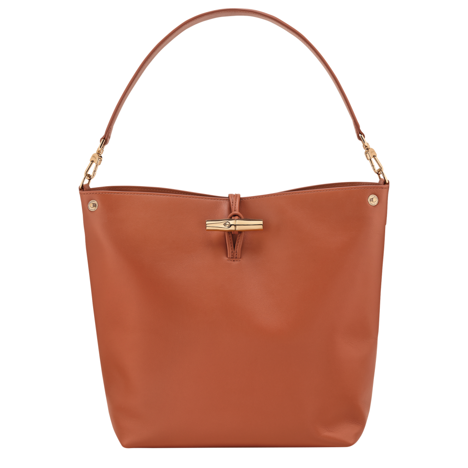 Le Roseau M Hobo bag Bark - Leather