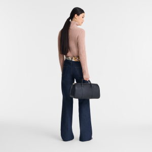 Daylong L Handbag Black – Leather