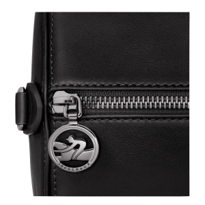 Daylong L Handbag Black – Leather