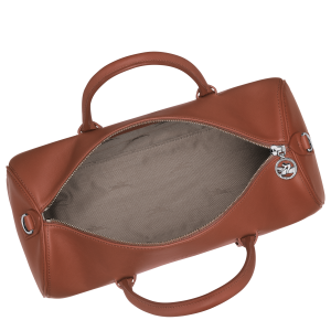 Daylong L Handbag Cognac – Leather