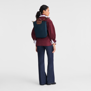 Le Pliage Original M Backpack Navy – Canvas