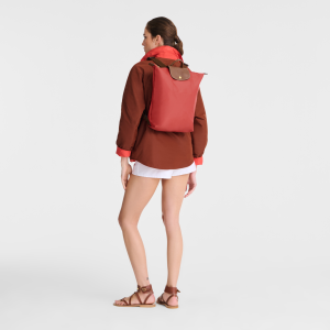 Le Pliage Original M Backpack Tomato – Canvas