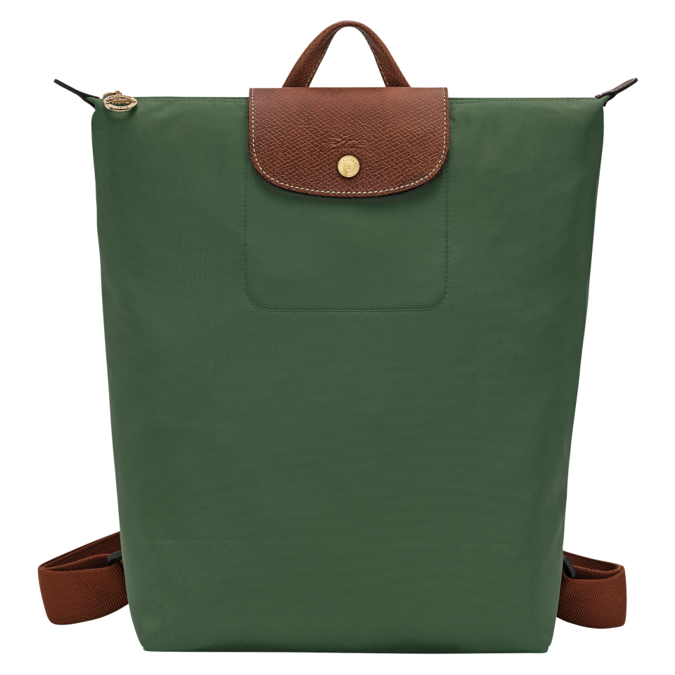 Le Pliage Original M Backpack British Green - Canvas