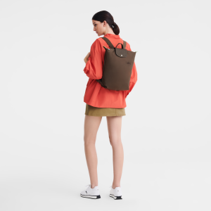 Le Pliage Green M Backpack Terra – Canvas