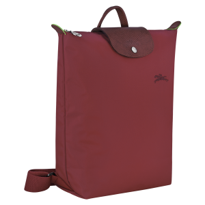 Le Pliage Green M Backpack Pomegranate – Canvas