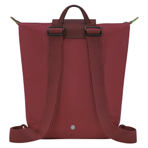 Le Pliage Green M Backpack Pomegranate – Canvas
