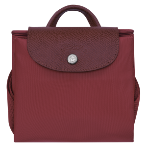 Le Pliage Green M Backpack Pomegranate – Canvas