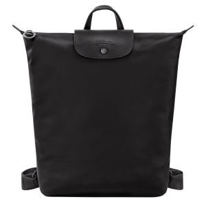 Le Pliage Xtra M Backpack Black – Leather