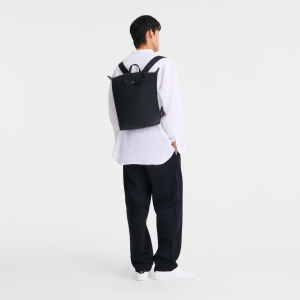 Le Pliage Xtra M Backpack Black – Leather