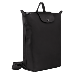 Le Pliage Xtra M Backpack Black – Leather
