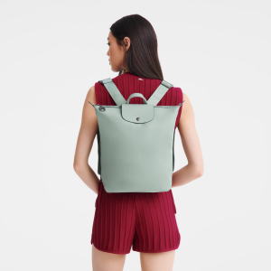 Le Pliage Xtra M Backpack Vervain – Leather