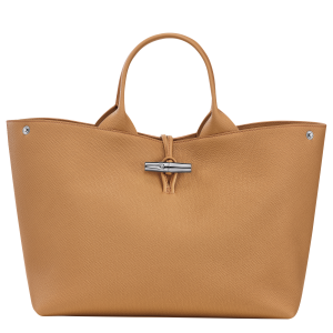Le Roseau L Handbag Walnut – Leather