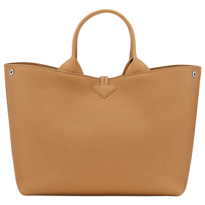 Le Roseau L Handbag Walnut – Leather