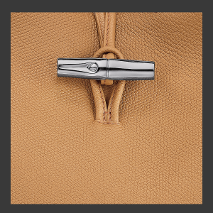 Le Roseau L Handbag Walnut – Leather