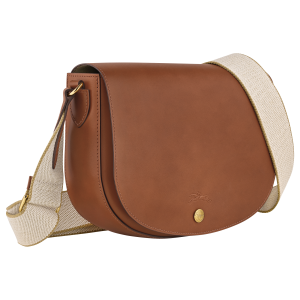 Épure M Crossbody bag Cognac – Leather
