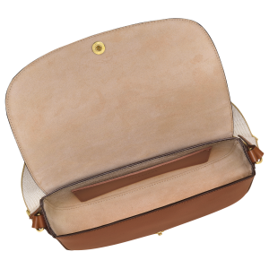 Épure M Crossbody bag Cognac – Leather