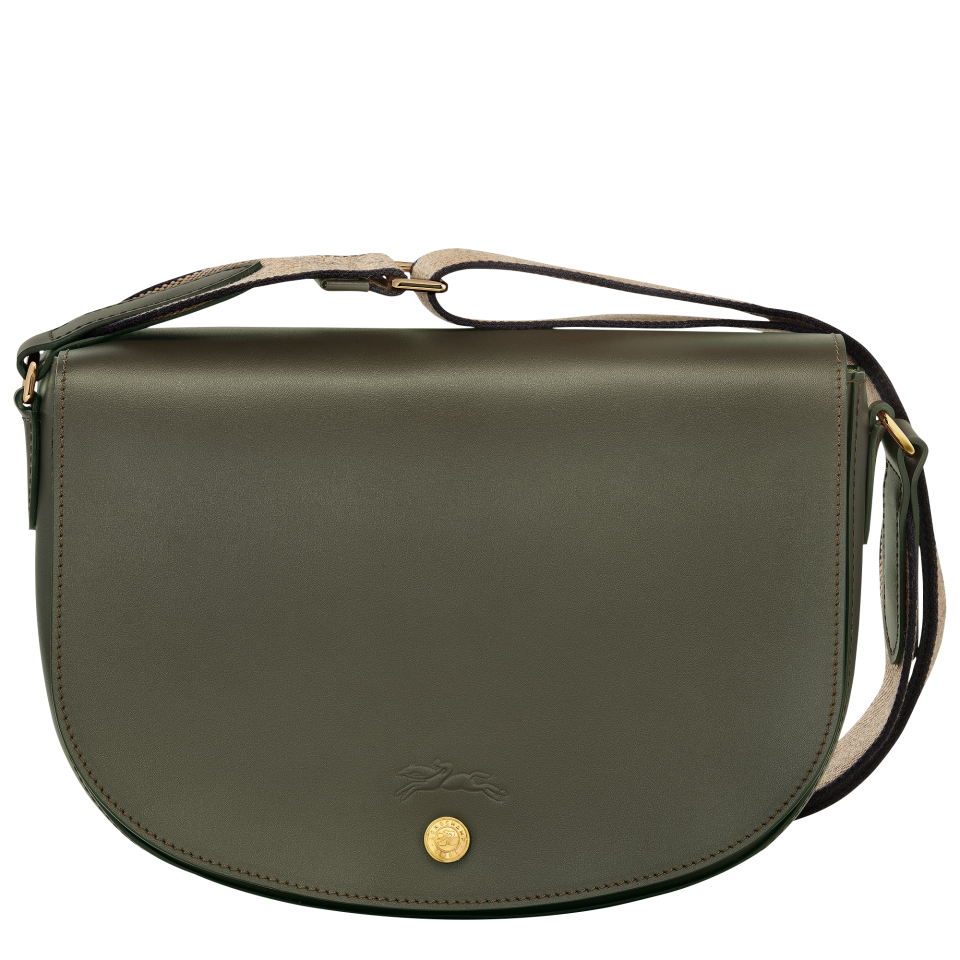 Épure M Crossbody bag Khaki - Leather