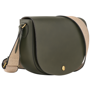 Épure M Crossbody bag Khaki – Leather