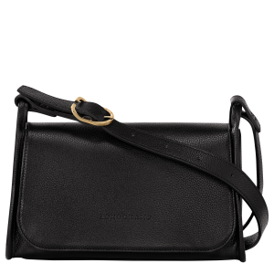 Le Foulonné M Crossbody bag Black – Leather