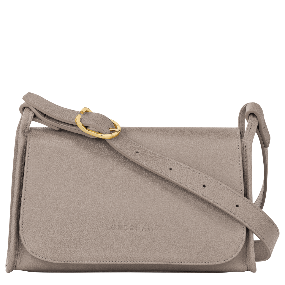 Le Foulonné M Crossbody bag Turtledove - Leather