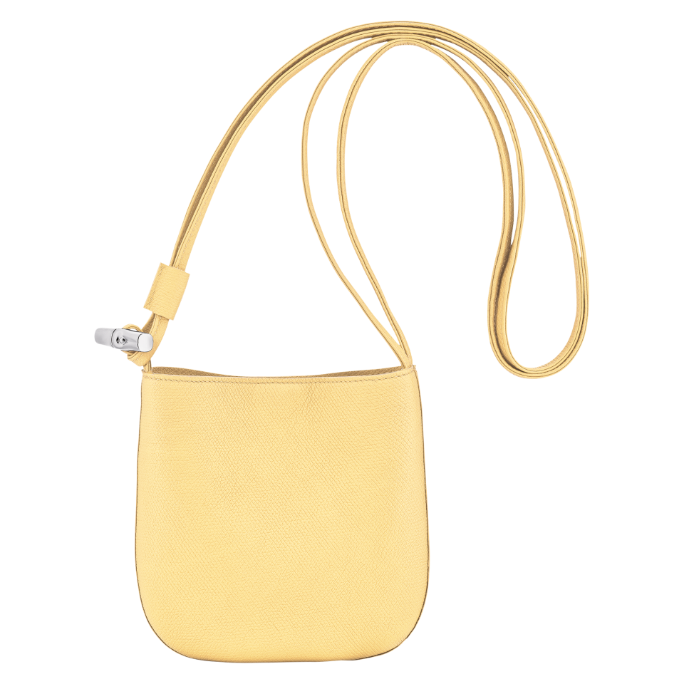 Le Roseau S Crossbody bag Yellow Chick - Leather