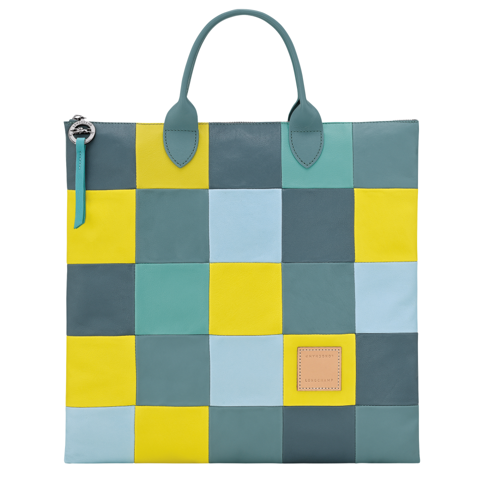 Re-Play L Handbag Eucalyptus - Leather