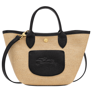 Le Pliage Collection XS Basket bag Black – Canvas