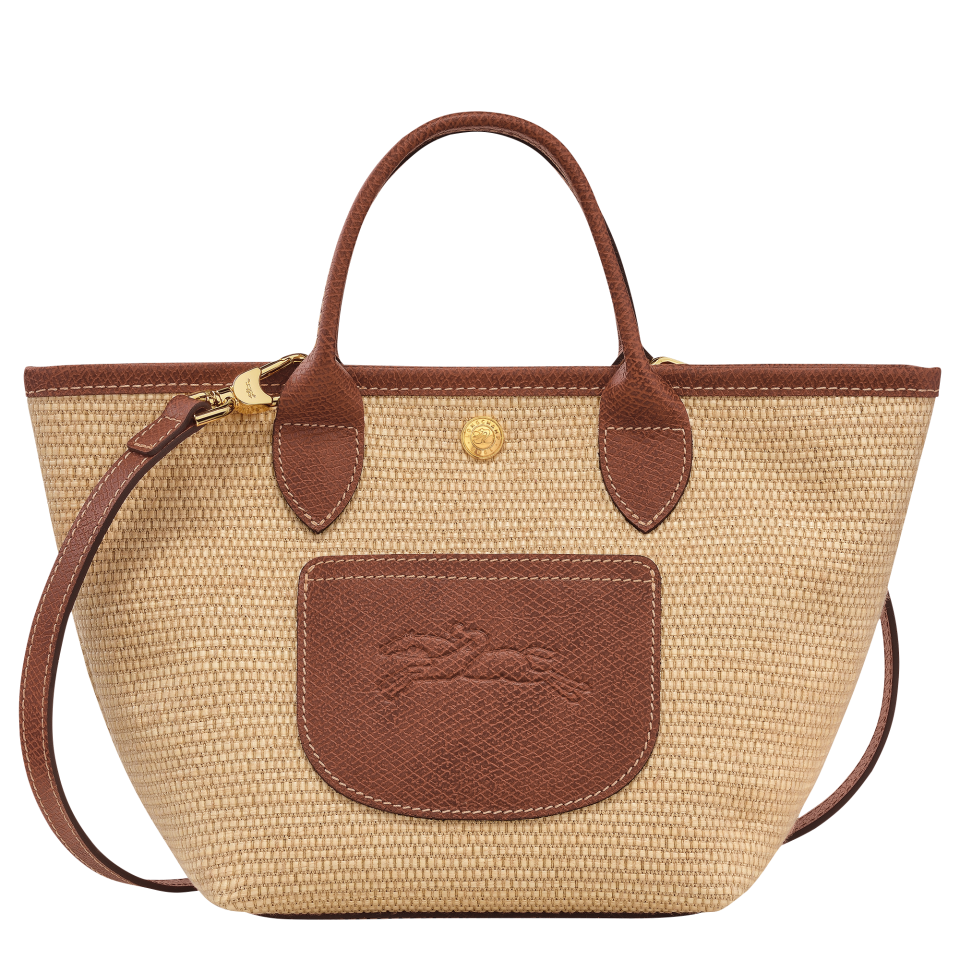 Le Pliage Collection XS Basket bag Brown - Canvas