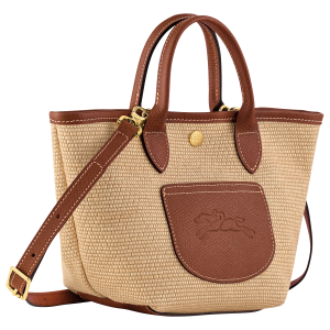 Le Pliage Collection XS Basket bag Brown – Canvas