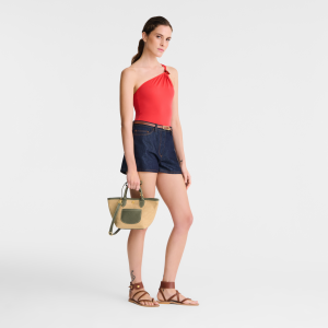 Le Pliage Collection XS Basket bag Artichoke – Canvas