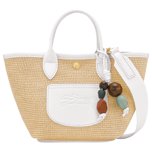 Le Pliage Collection XS Basket bag White – Canvas